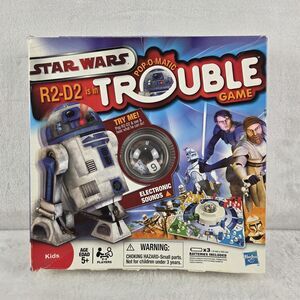 Star Wars R2-D2 Is In Trouble Pop-O-Matic Game MB Games 2009 Complete